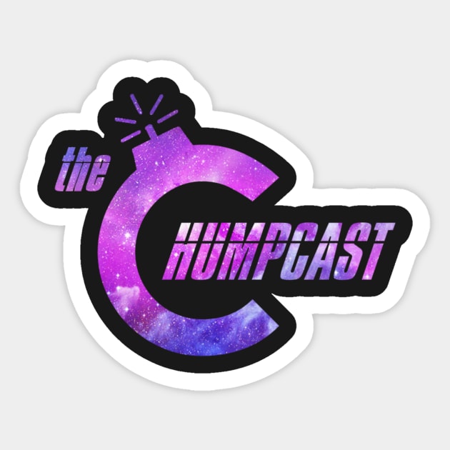 Old School Logo - Galaxy Sticker by The Chumpcast